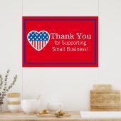 Hartelijk dank voor de ondersteuning van het klein poster (Keuken)