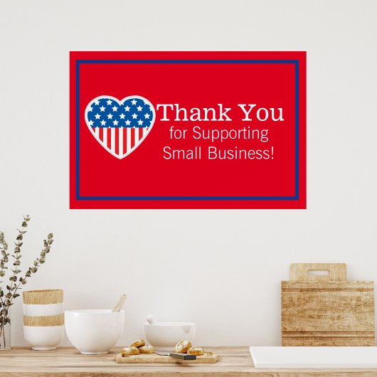 Hartelijk dank voor de ondersteuning van het klein poster (Keuken)