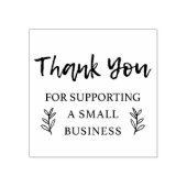 Hartelijk dank voor de ondersteuning van het klein rubberstempel (Afrduk)