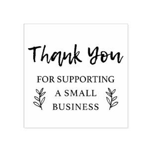 Hartelijk dank voor de ondersteuning van het klein rubberstempel