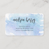 Hartelijk dank voor de ondersteuning van het klein visitekaartje (Achterkant)