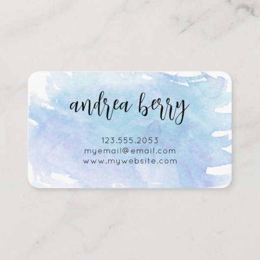 Hartelijk dank voor de ondersteuning van het klein visitekaartje (Achterkant)