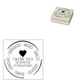 Hartelijk dank voor de ondersteuning van het meert rubberstempel (Gestempeld)