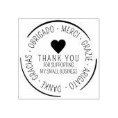 Hartelijk dank voor de ondersteuning van het meert rubberstempel (Afrduk)