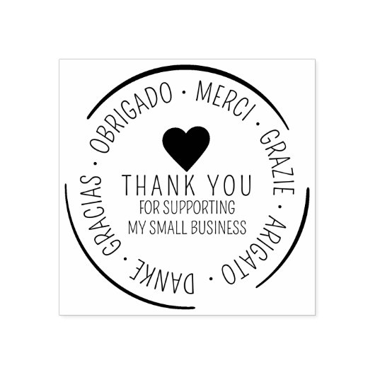 Hartelijk dank voor de ondersteuning van het meert rubberstempel (Afrduk)