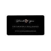 Hartelijk dank voor de ondersteuning van het zwart etiket (Voorkant)