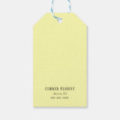 Hartelijk dank voor de ondersteuning van kleine be cadeaulabel (Achterkant)