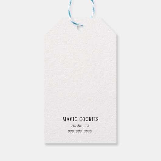 Hartelijk dank voor de ondersteuning van labels vo cadeaulabel (Achterkant)