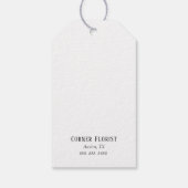 Hartelijk dank voor de ondersteuning van labels vo cadeaulabel (Achterkant)