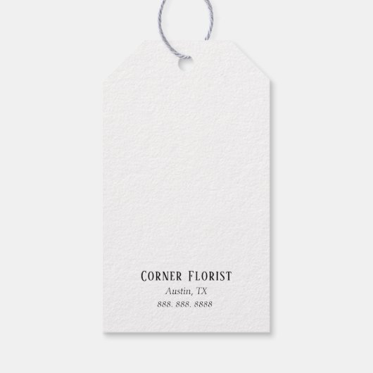 Hartelijk dank voor de ondersteuning van labels vo cadeaulabel (Achterkant)