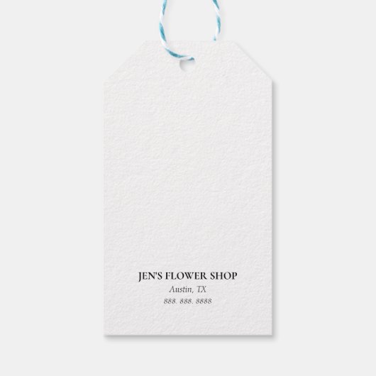 Hartelijk dank voor de ondersteuning van labels vo cadeaulabel (Achterkant)