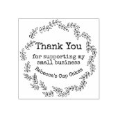 Hartelijk dank voor de ondersteuning van mijn bedr rubberstempel (Afrduk)