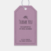 Hartelijk dank voor de ondersteuning van mijn klei cadeaulabel (Voorkant)