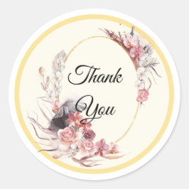 Hartelijk dank voor de ondersteuning van mijn klei ronde sticker
