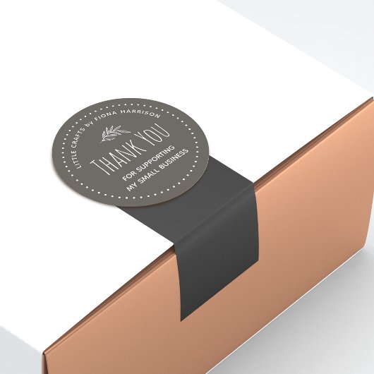 Hartelijk dank voor de ondersteuning van mijn klei ronde sticker