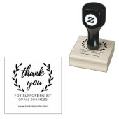 Hartelijk dank voor de ondersteuning van mijn klei rubberstempel (Gestempeld)