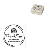 Hartelijk dank voor de ondersteuning van mijn klei rubberstempel (Gestempeld)