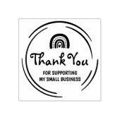 Hartelijk dank voor de ondersteuning van mijn klei rubberstempel (Afrduk)