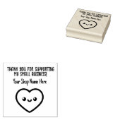 Hartelijk dank voor de ondersteuning van mijn klei rubberstempel (Gestempeld)