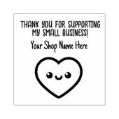 Hartelijk dank voor de ondersteuning van mijn klei rubberstempel (Afrduk)