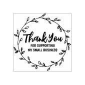 Hartelijk dank voor de ondersteuning van mijn klei rubberstempel (Afrduk)