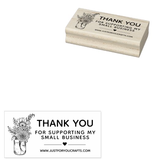 Hartelijk dank voor de ondersteuning van mijn klei rubberstempel (Gestempeld)