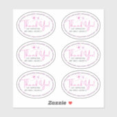 Hartelijk dank voor de ondersteuning van mijn klei sticker (Vel)