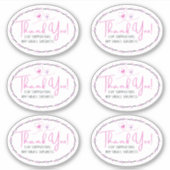 Hartelijk dank voor de ondersteuning van mijn klei sticker (Voorkant)