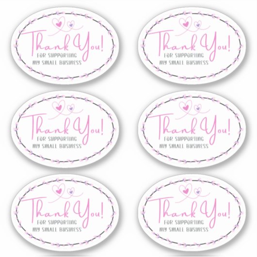 Hartelijk dank voor de ondersteuning van mijn klei sticker (Voorkant)