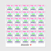 Hartelijk dank voor de ondersteuning van mijn Stic Sticker (Vel)