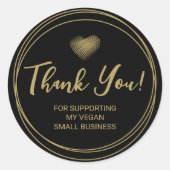 Hartelijk dank voor de ondersteuning van mijn Vega Ronde Sticker (Voorkant)