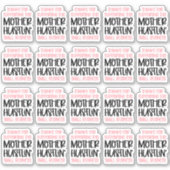 Hartelijk dank voor de ondersteuning van Moeder Hu Sticker (Voorkant)