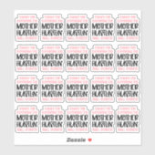 Hartelijk dank voor de ondersteuning van Moeder Hu Sticker (Vel)