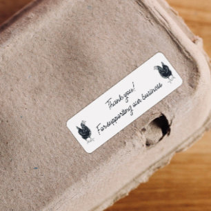 Hartelijk dank voor de ondersteuning van onze bedr etiket