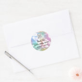 Hartelijk dank voor de online Qr-code Winkel Insta Ronde Sticker (Envelop)