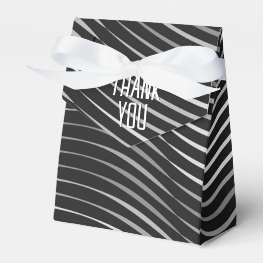 Hartelijk dank voor de optische integratie bedankdoosjes (Voorkant Zijde)