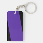 Hartelijk dank voor de Paarse Eenvoudige Minimalis Sleutelhanger (achterkant)