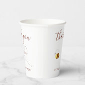 Hartelijk dank voor de papieren beekjes papieren bekers (Rechts)