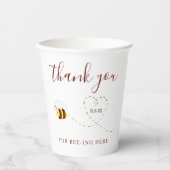 Hartelijk dank voor de papieren beekjes papieren bekers (Voorkant)