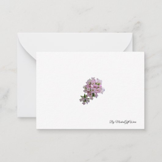 Hartelijk dank voor de platte briefkaart (Achterkant)