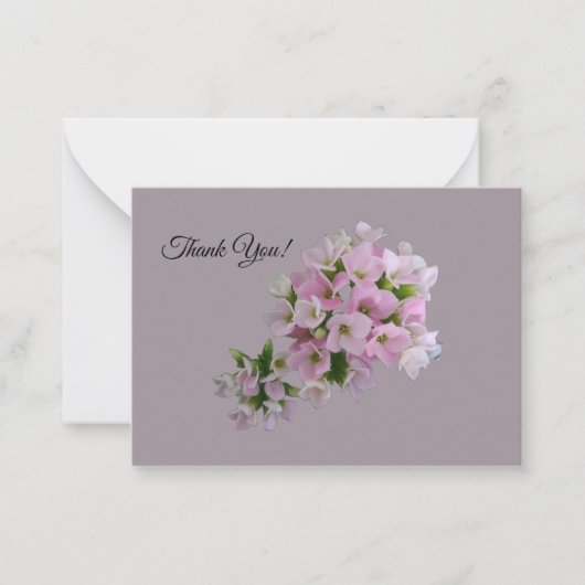 Hartelijk dank voor de platte briefkaart (Voorkant)