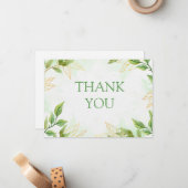 Hartelijk dank voor de platte briefkaart (Voorkant / Achterkant in situ)