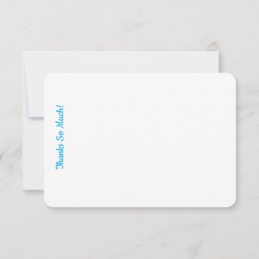 Hartelijk dank voor de platte kaarten (Achterkant)