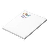 Hartelijk dank voor de pooldot tekstexpressie notitieblok (Linkerzijde)