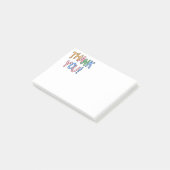 Hartelijk dank voor de pooldot tekstexpressie post-it® notes (Schuin)