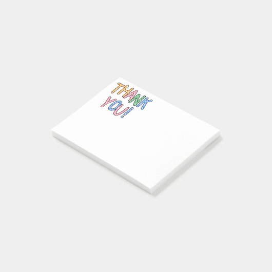 Hartelijk dank voor de pooldot tekstexpressie post-it® notes (Schuin)