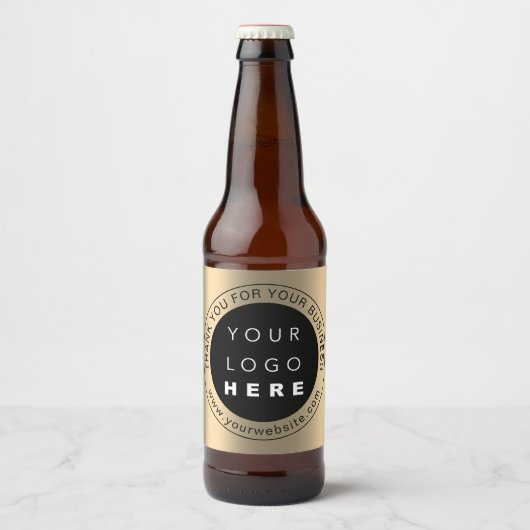Hartelijk dank voor de professionele promotie van  bier etiket (Voorkant)