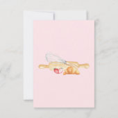 Hartelijk dank voor de roze bakkerij- en kookappar bedankkaart (Achterkant)