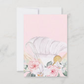 Hartelijk dank voor de roze bakkerij- en kookappar bedankkaart (Achterkant)