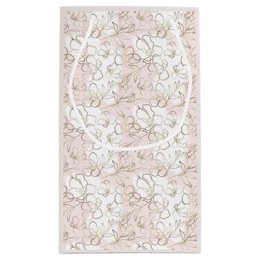 Hartelijk dank voor de roze, gecomprimeerde papier klein cadeauzakje (Achterkant)